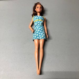 Barbie Doll Mattel GTN52 2015 Body 2014 Head W/ Vintage Riviera Dress For OOAK
